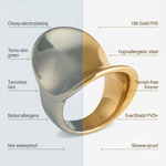 graphic showing the benefits of kaleya studio jewellery over other brands