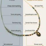 comparison of kaleya studio necklace vs cheaper brands