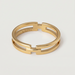 18k gold plated ring